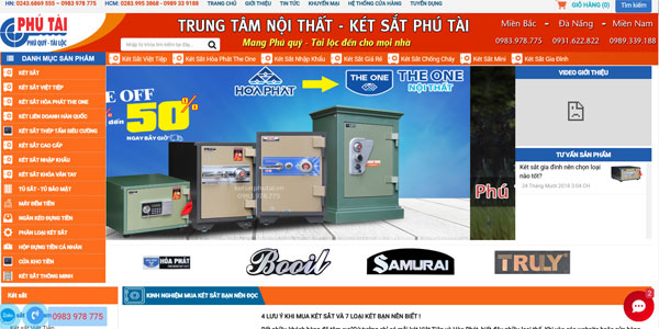 Website ket sat Phu Tai